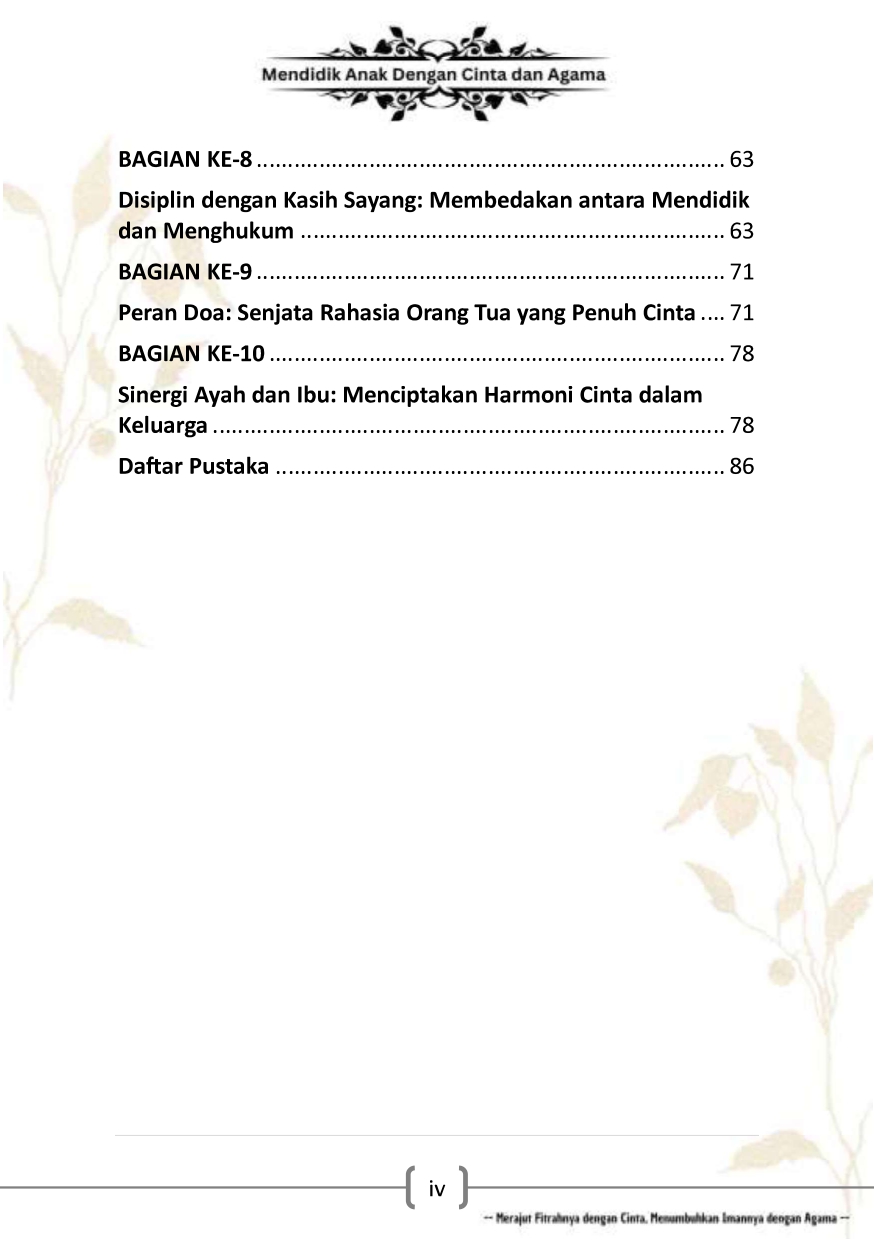 Kecil 3 Mendidik Anak Dengan Cinta dan Agama